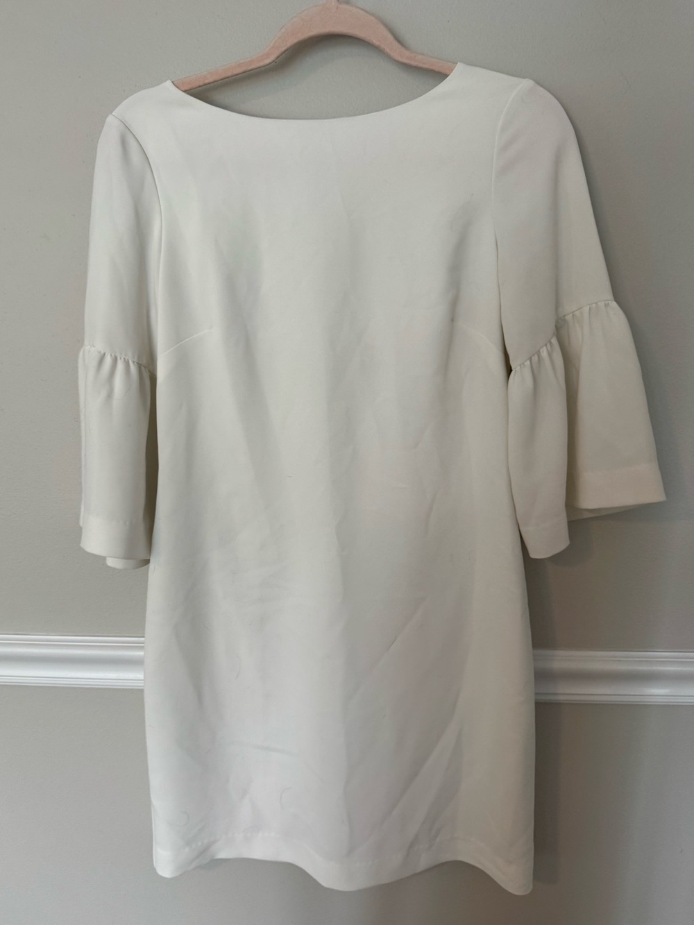 Sail to Sable Cream Bell-Sleeve Shift Dress
